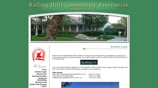 Resident Login - Rolling Hills Community Association