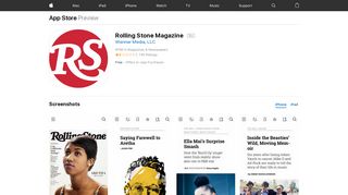 Rolling Stone Magazine on the App Store - iTunes - Apple