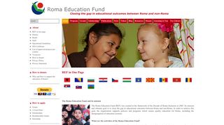 REF in One Page | Roma Education Fund