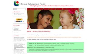 RMUSP ~ APPLICATION GUIDELINES ~ | Roma Education Fund