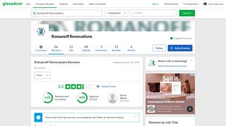 Romanoff Renovations Reviews | Glassdoor