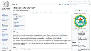 Romblon State University - Wikipedia