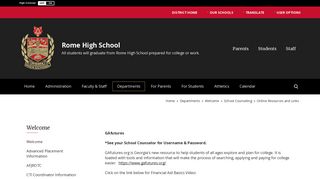 Welcome / Online Resources and Links - Rome City Schools