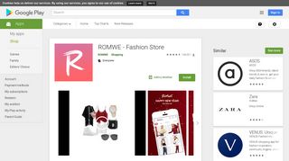 ROMWE - Fashion Store - Apps on Google Play