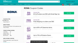 15% off RONA Coupons & Promo Codes + Free Shipping 2019