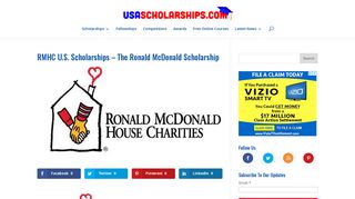 RMHC U.S. Scholarships - The Ronald McDonald Scholarship - 2018 ...