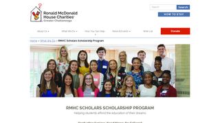 RMHC Scholars Scholarship Program - Ronald McDonald House ...