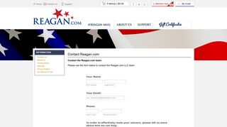 @Reagan.com secure email address - Ronald Reagan email address ...