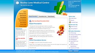 Rooley Lane Medical Centre - How to order your repeat medications ...