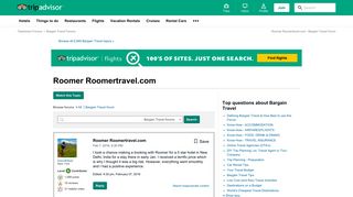 Roomer Roomertravel.com - Bargain Travel Forum - TripAdvisor