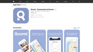 Roomi - Roommates & Rooms on the App Store - iTunes - Apple