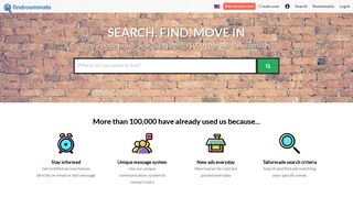 Findroommate.com: Find rooms to rent, shared accommodation and ...