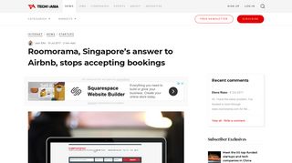 Roomorama, Singapore's answer to Airbnb, stops accepting bookings