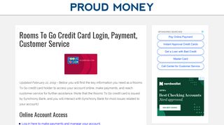 Rooms To Go Credit Card Login, Payment, Customer Service - Proud ...