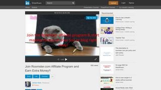 Join Roomster.com Affiliate Program and Earn Extra Money!!