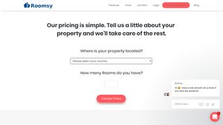 Price - Roomsy: Easy Booking Management Software