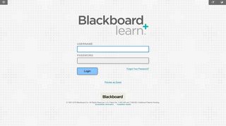 Login - Blackboard