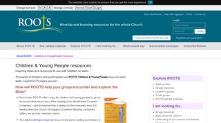 Children & Young People resources - Roots on the Web