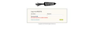 Log in to ROOTS Admin - Riverford