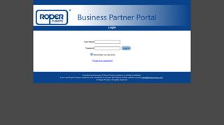 Roper Partner Portal Login