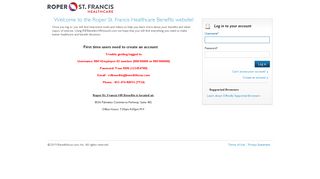 the Roper St. Francis Healthcare Benefits website! - hrintouch.com