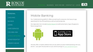 Mobile Banking Roscoe & Bastrop, TX | Roscoe State Bank