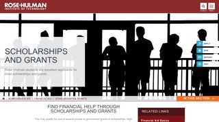 Scholarships & Grants | Rose-Hulman