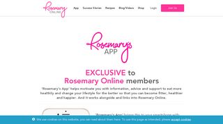 Rosemary's App | Rosemary Conley