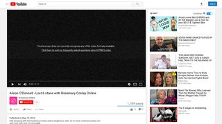 Alison O'Donnell - Lost 6 stone with Rosemary Conley Online - YouTube