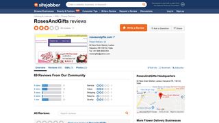 RosesAndGifts Reviews - 69 Reviews of Rosesandgifts.com | Sitejabber