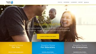 Rosetta Stone® - Online Language Learning - Fast & Effective