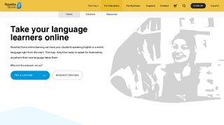 K-12 Online Language Learning | Rosetta Stone