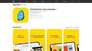 Rosetta Stone: Learn Languages on the App Store - iTunes - Apple