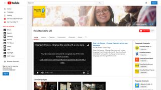 Rosetta Stone UK - YouTube