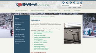 Utility Billing | Roseville, MN - Official Website - City of Roseville MN