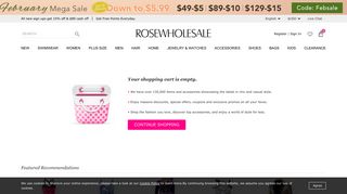 My Cart - Rosewholesale.com
