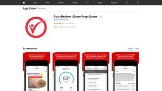 Rosh Review | Exam Prep Qbank on the App Store - iTunes - Apple