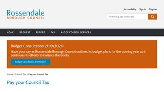 Pay online | Pay your Council Tax | Rossendale Borough Council