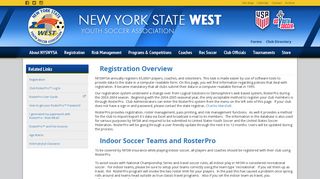 Registration Overview | New York State West Youth Soccer Association