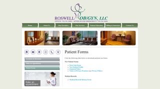 Ob/gyn Patient Forms | Roswell Ob/gyn |