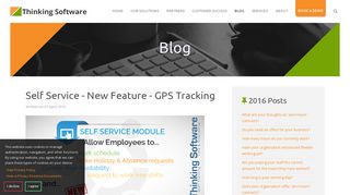 Self Service - New Feature - GPS Tracking | 2016 | Blog
