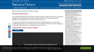 Rotana Rewards Membership - RotanaTimes