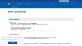Using Clubrunner | District 9920