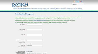 Rotech Healthcare – Order CPAP Supplies Online