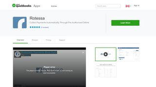 Rotessa | QuickBooks App Store