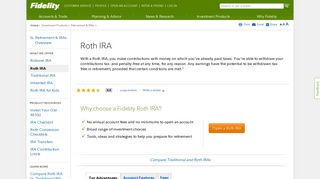 Roth IRA - Open a Fidelity Roth IRA - Fidelity Investments
