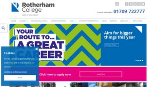 Rotherham College - Study on a course or an Apprenticeship with us
