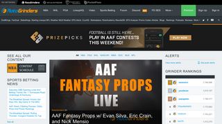 RotoGrinders: The Daily Fantasy Sports Authority