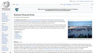 Rottnest Channel Swim - Wikipedia