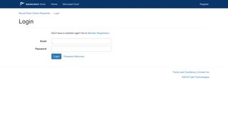 Login - Round Rock Online Payments - Municipal Online Services